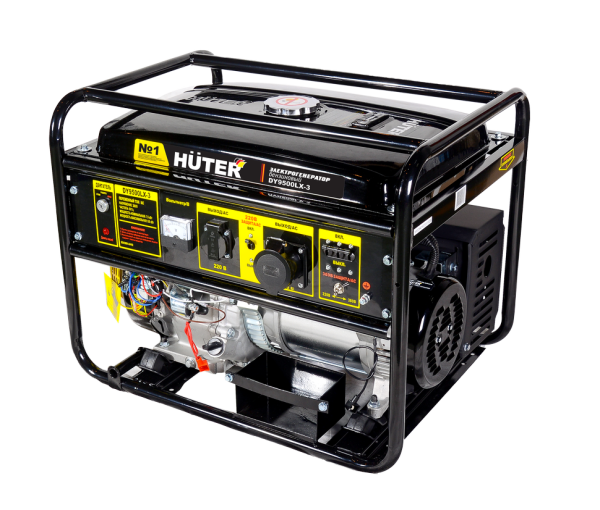 Портативный бензогенератор Huter DY9500LX-3