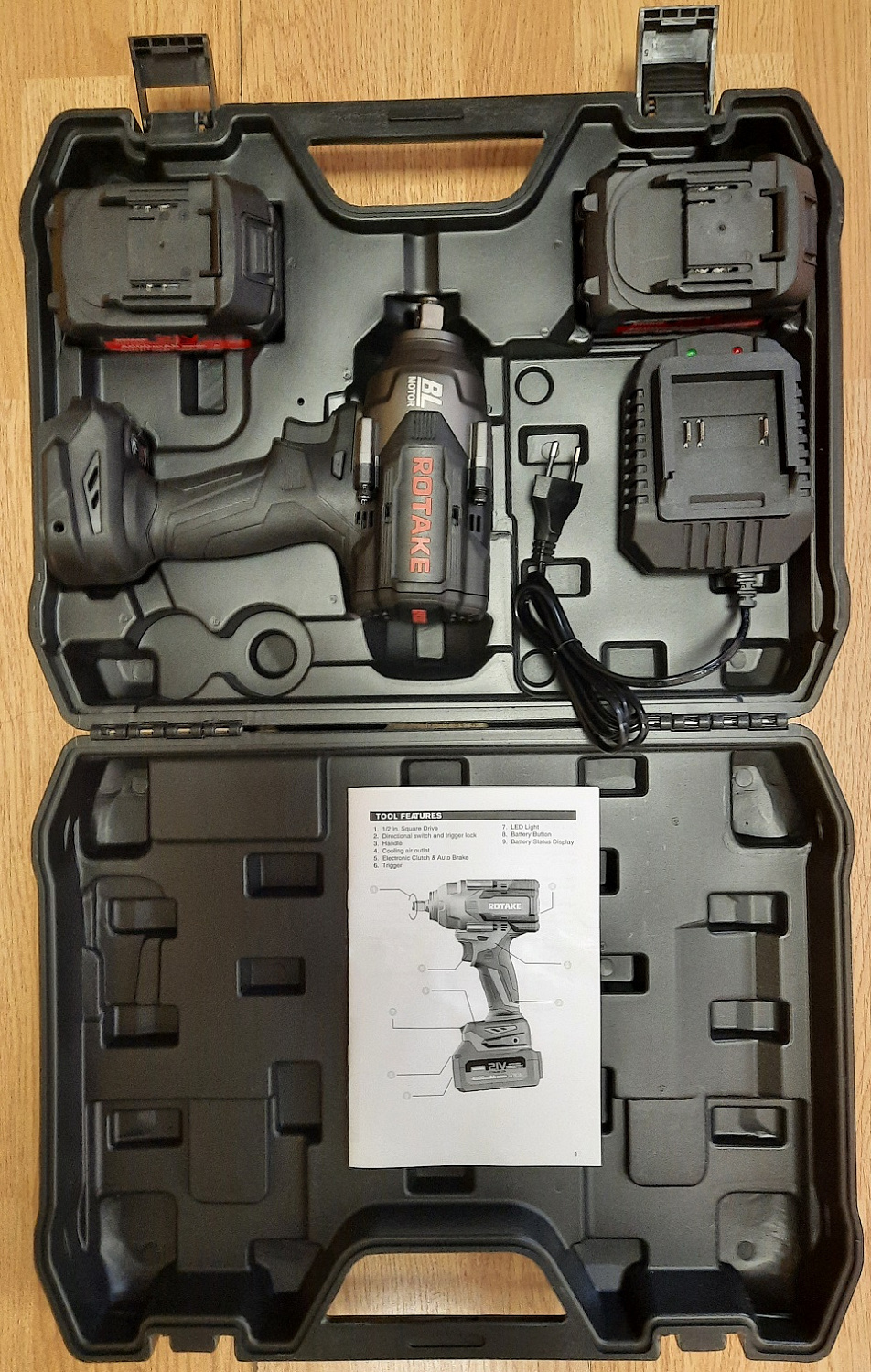 Гайковерт аккумуляторный RC8803