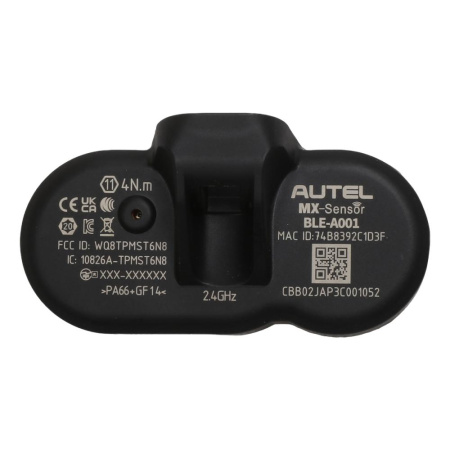 Датчик TPMS Autel MX BLE-A001 Bluetooth, зажимной, программ., универс., металл, серебро