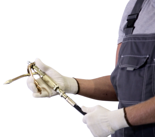 Нагнетатель солидола мобильный с пневмоприводом KRW1798.PN